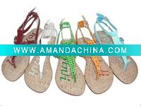 Wholesale sandal shoe (ladies' sandal, women sandal,sandal)
