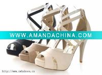 Wholesale lady high-heeled sandals 2012