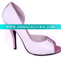 Wholesale lady fashion PU high heel sandal