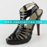Wholesale Free shipping (minimum:1 piece) guaranteed 100% genuine leather sandals, wholesale and retail women sandals9534