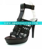 Wholesale Free shipping (minimum:1 piece) guaranteed 100% genuine leather sandals, wholesale and retail women sandals07