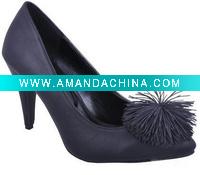 Wholesale lady fashion PU high heel sandal