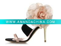 Wholesale SS033 New style flower bridal shoes fashion sandals party shoes dress shoes high heel shoes