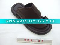 Wholesale men's stock slipper and men sandal