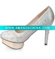 Wholesale Sequins formal wedding shoes AR018 free shipping