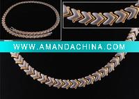 Wholesale magnetic titanium necklace