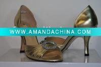 Wholesale Gold Bridal shoes , high heel wedding shoes