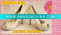 Wholesale CUSTOM HAND MADE JEWEL STILETTO WEDDING SHOES