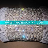 Wholesale 24-Row Crystal Rhinestone Mesh for Wedding