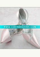 Wholesale China 2011 hot sale new fashion pink wedding shoes BWS-026