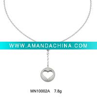 Wholesale New Design 925 Sterling Silver Fashion Necklace 2011