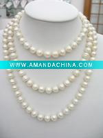 Wholesale 10-11mm freshwater pearl necklace