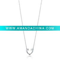 Wholesale silver necklace N095