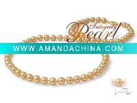 Wholesale Beautiful 6-7mm Round Pearl Necklace PN109