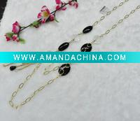 Wholesale with metal and gemstone for the fashion necklace