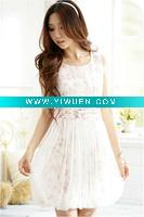 Wholesale Hot Sale Sexy Yellow Chiffon Short Prom Dress