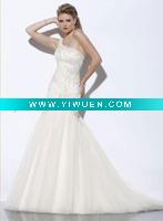 Wholesale One shoulder wedding dress
