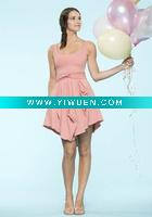 Wholesale 2011 Brand New Factory Custom-made Short/mini Wedding Dress A-Line Bridal Wedding Dress Elastic Satin Wedding Dress WD0036