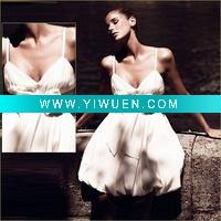 Wholesale Ar0027 Stunning V-neck Butterfly Mini Wedding Dress
