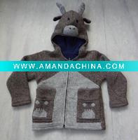 Wholesale winter Animal knit children Jackets