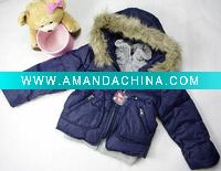 Wholesale girl's down jacket, boy's down jacket, fashion down jacket, brand jacket, MJ-020