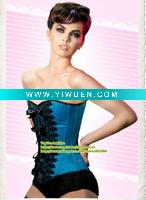 Wholesale corsets and bustiers, elastic corset, shaper F5151 blue