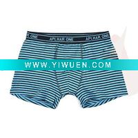 Wholesale European stylish men's printed boxer underwear