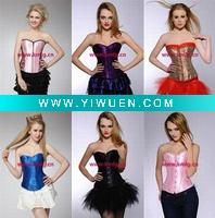 Sexy floral open cup corset&shaper