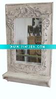 Wholesale shabby and chic wooden mirror frame