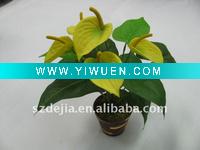 Wholesale Artificial Potted Silk Flower bonsai plant