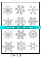 Wholesale snowflake acrylic mirror stickers home decor