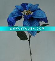 Wholesale XA0024 single christmas silk flower