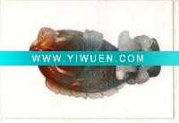 Wholesale red agate small sculpture, fish