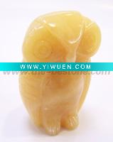 Wholesale Amazing Gemstone Yellow Jade Elephant Carving Craft