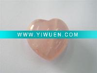 Wholesale rose quartz puffy heart,gemston heart,semi percious stone,gemston