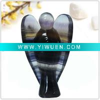 Wholesale GDZR311 Fluorite angel sculpture