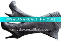 Wholesale 2011 new design fashion sexy high heel leather boots