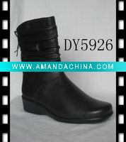 Wholesale lady leather boots,half boots