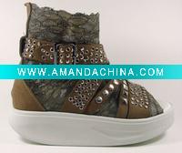 Wholesale 2011 new design women sandals,wholesale platform sandals,fashion lady sandal boots