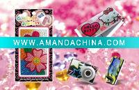 Wholesale New Design!!!fashion bling crystal sticker for mobile phone