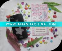 Wholesale Fashion acrylic mobile phone sticker