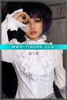 Wholesale Chiffon White Gothic Lolita shirt