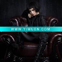 Wholesale Punkrave Gothic Flocking long Sleeve Blouse Y-344