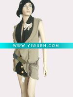 Wholesale 2010 lady's fashion knitting cardigans /knitted wool vest/pullover mohair sweaters