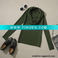 Wholesale [ck2219] newest style ! first-rate quality fashion-neck women sweater