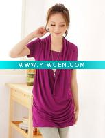 Wholesale Best Selling! lady Plus Size fashion tops D1437