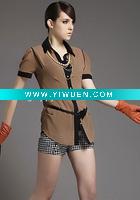 Wholesale newest short sleeve chiffon shirt