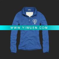 Wholesale 100% cotton ladies long sleeve tshirt