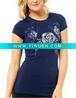 Wholesale 2011 new arrival women short sleeve tshirt