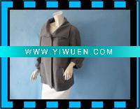 Wholesale 2011 new fashion casual ladies' spring wool short coat with half sleeve